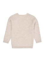 Copenhagen Colors Copenhagen Colors Merino Classic Rib Blouse Pale Cream Melange 224-02-167