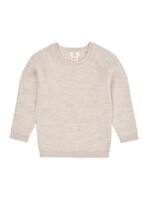 Copenhagen Colors Copenhagen Colors Merino Classic Rib Blouse Pale Cream Melange 224-02-167