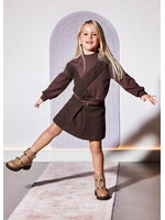 Abel & Lula Abel & Lula Faux-shearling skirt Col. Mole - 26 05526