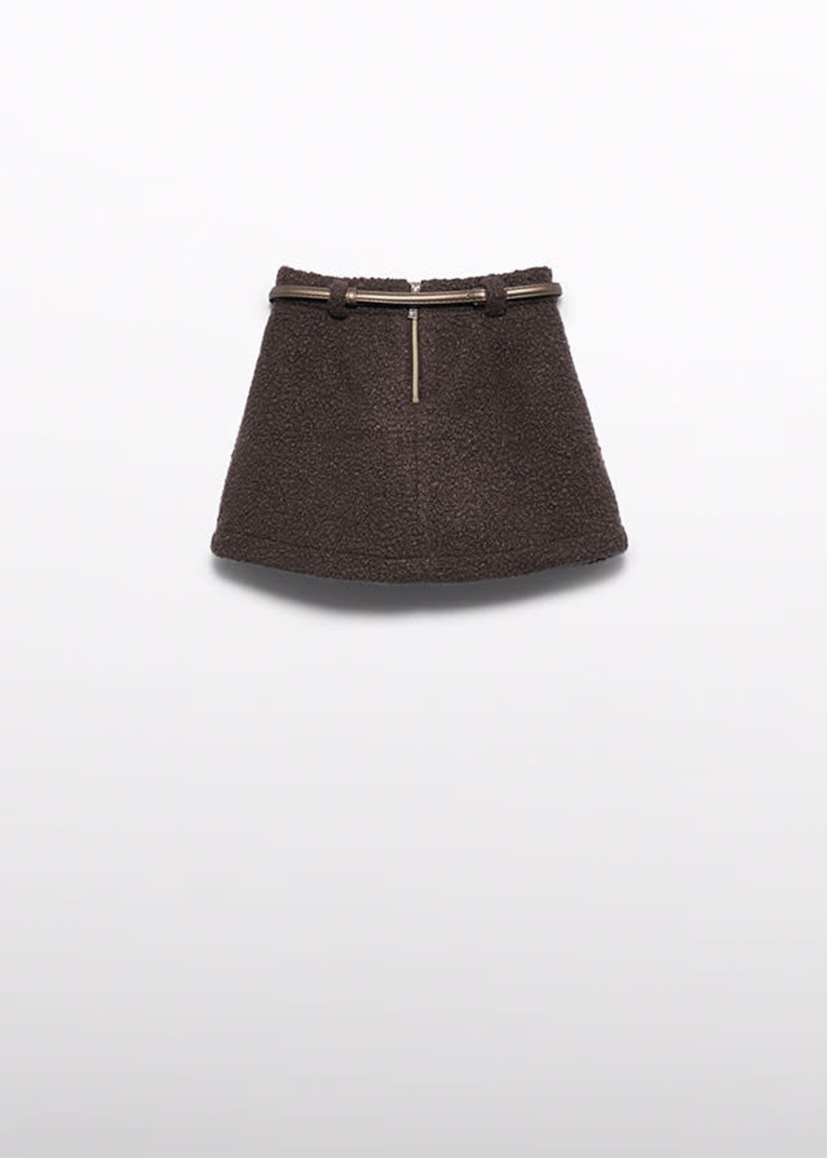 Abel & Lula Abel & Lula Faux-shearling skirt Col. Mole - 26 05526