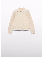 Abel & Lula Abel & Lula Iconic mock neck sweater Beige maza - 26 05805