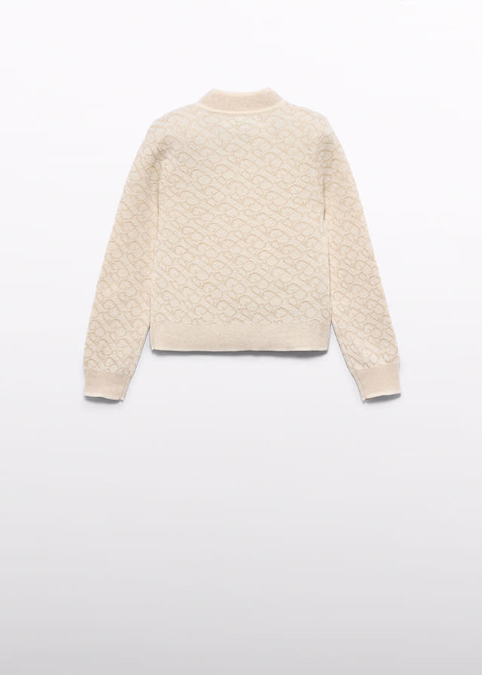 Abel & Lula Abel & Lula Iconic mock neck sweater Beige maza - 26 05805