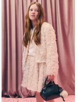 Abel & Lula Abel & Lula Bomber jacket feathers Marble - 26 05809