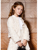 Abel & Lula Abel & Lula Bomber jacket feathers Marble - 26 05809