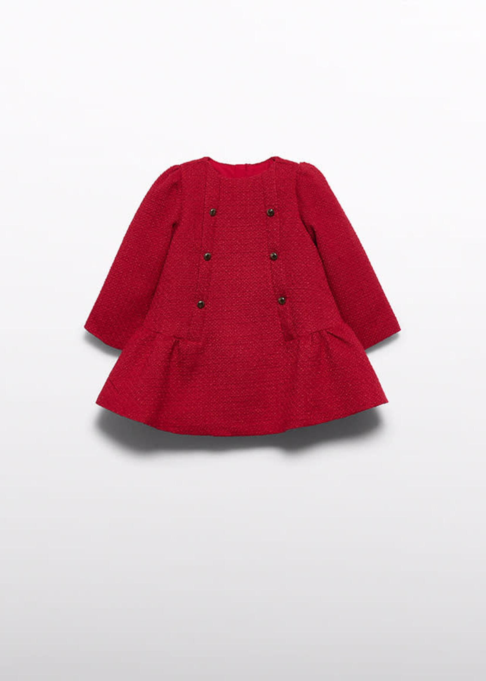 Abel & Lula Abel & Lula Tweed dress Red - 26 05506