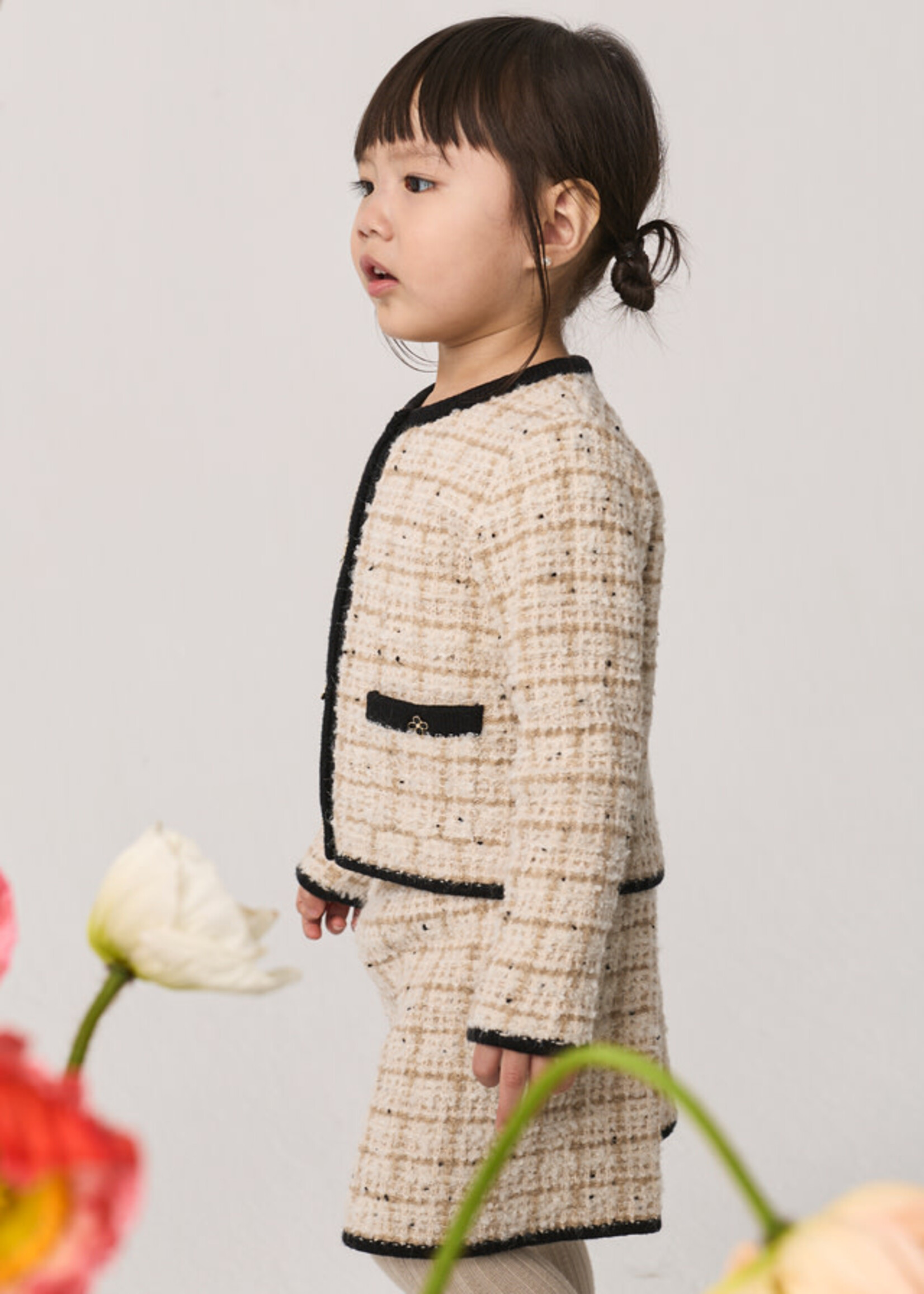 Abel & Lula Abel & Lula Tricot skirt Beige maza - 26 05518