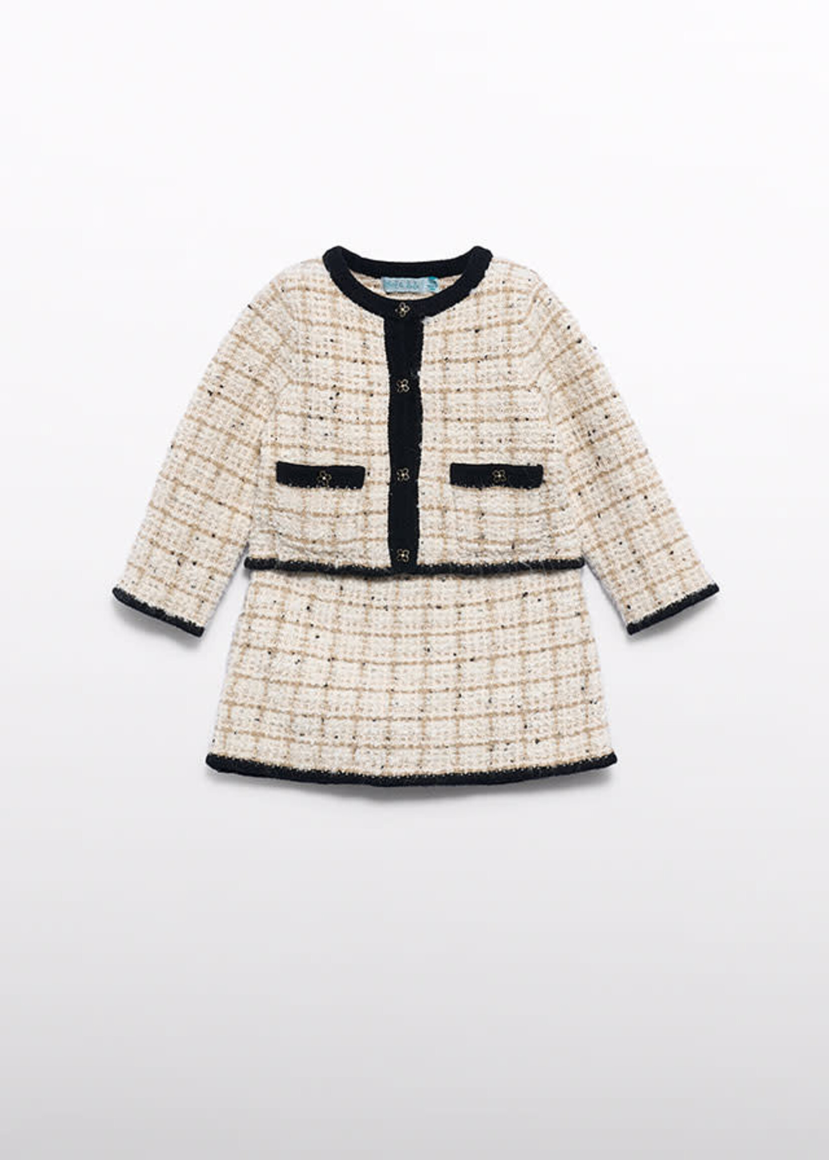 Abel & Lula Abel & Lula Tricot skirt Beige maza - 26 05518