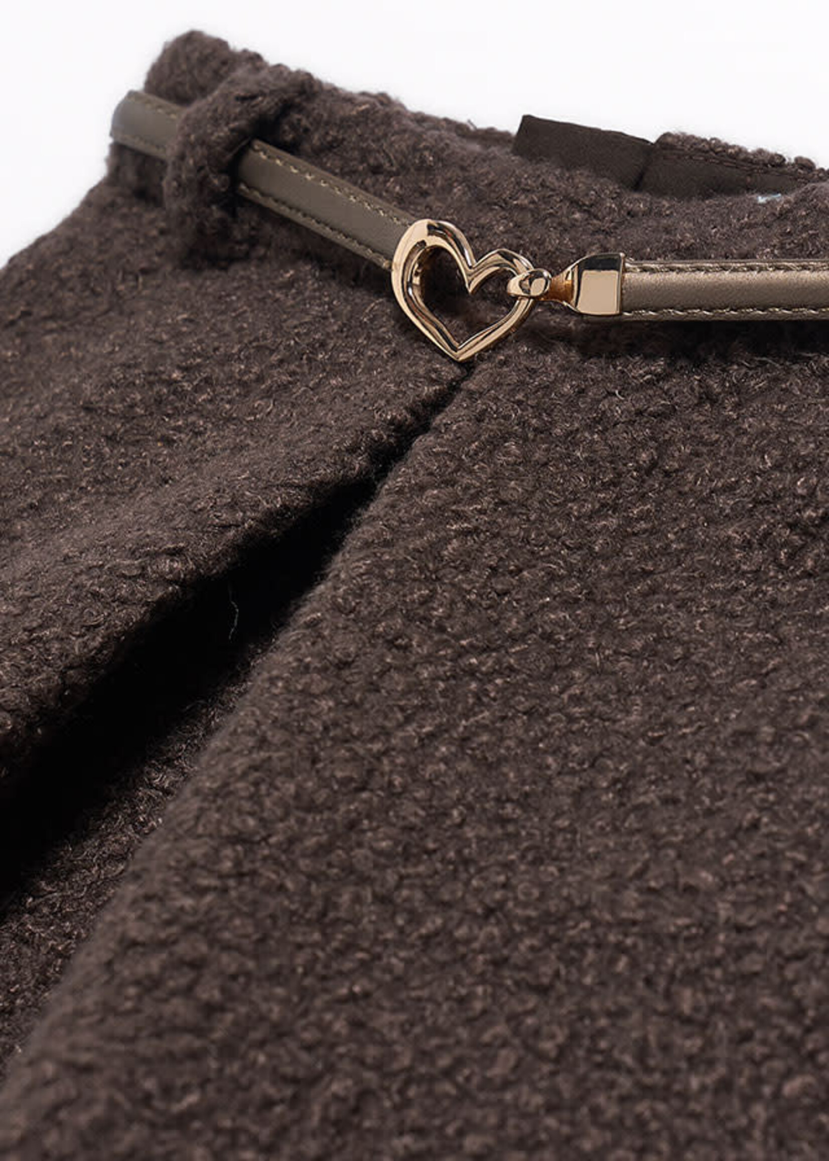 Abel & Lula Abel & Lula Faux-shearling skirt Col. Mole - 26 05526