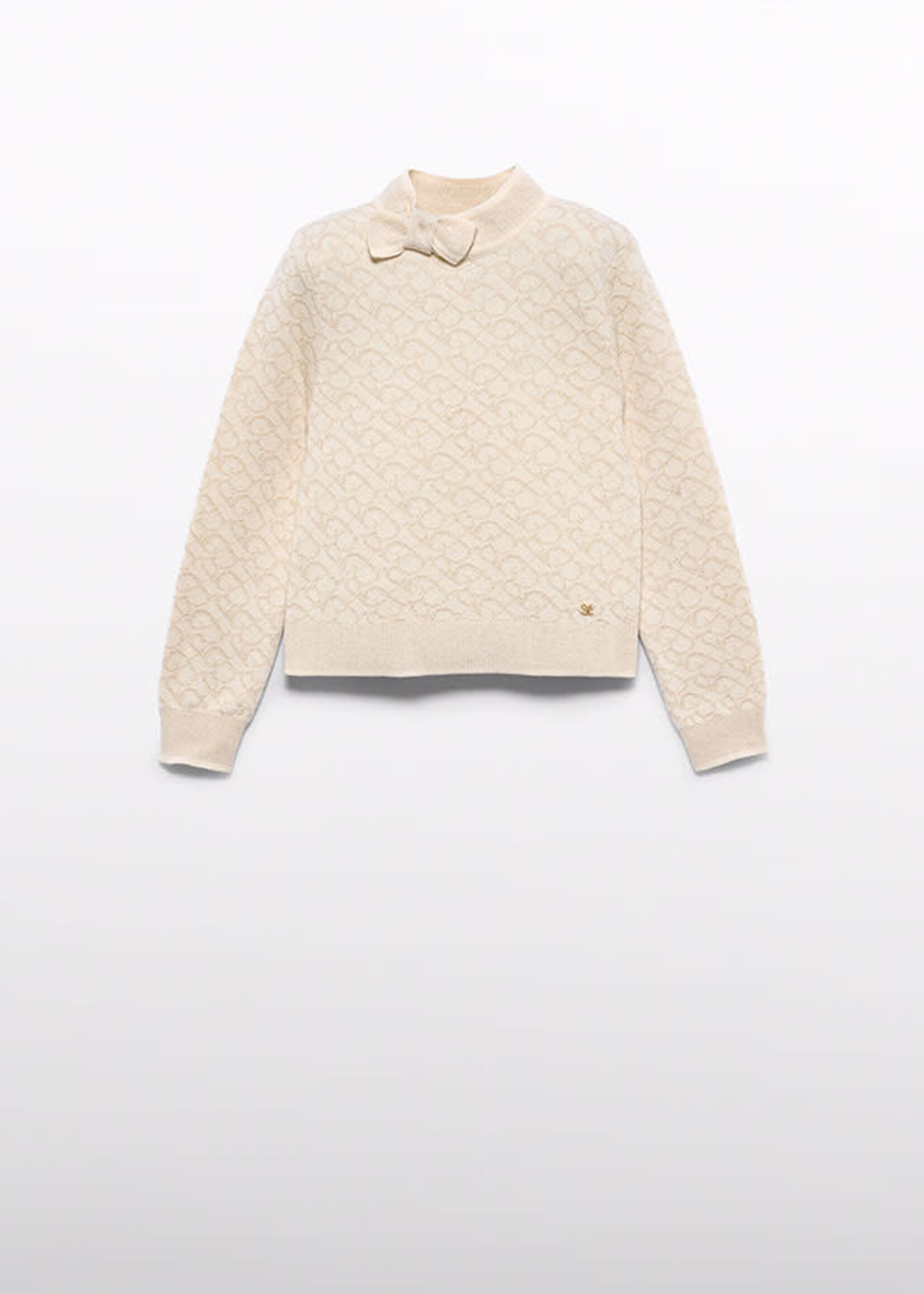 Abel & Lula Abel & Lula Iconic mock neck sweater Beige maza - 26 05805