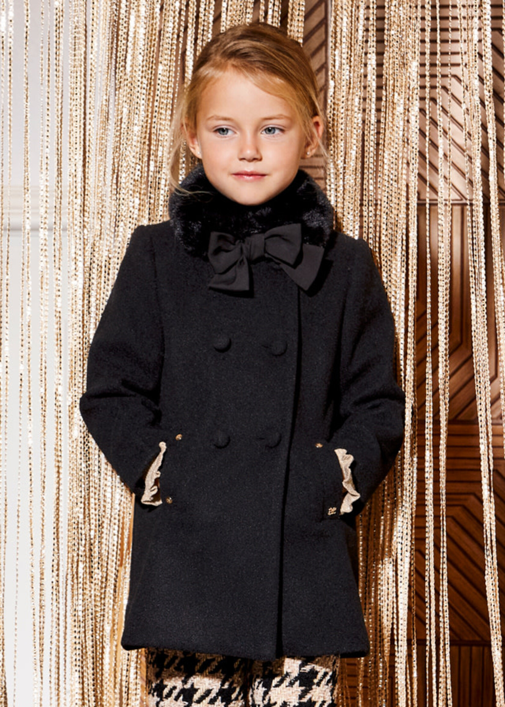 Abel & Lula Abel & Lula Cloth coat Black - 26 05888