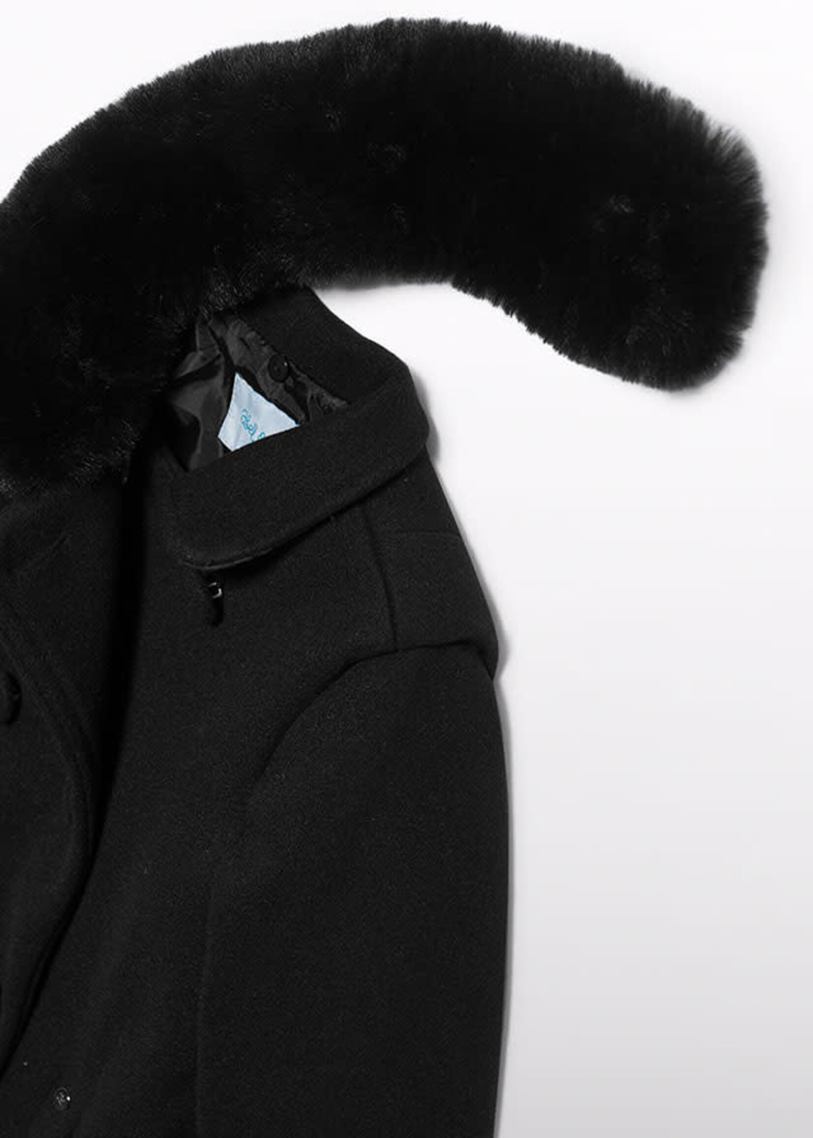Abel & Lula Abel & Lula Cloth coat Black - 26 05888