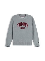 Tommy Hilfiger Tommy Hilfiger VARSITY CREW KB0KB10698P7D MEDIUM GREY HEATHER-B