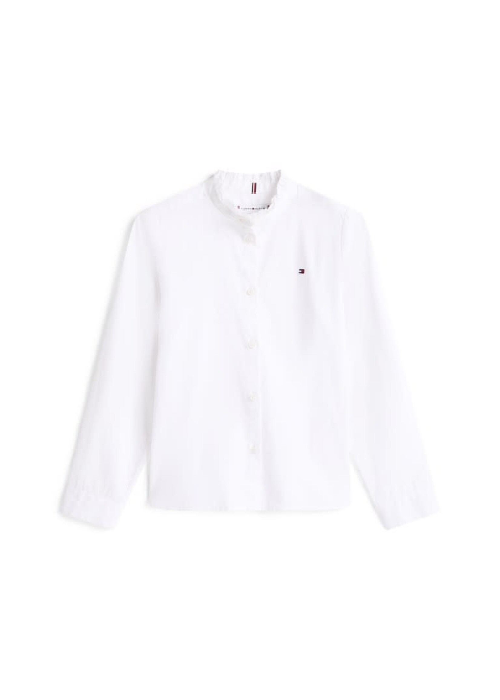 Tommy Hilfiger Tommy Hilfiger RUFFLE COLLAR BLOUSE LS KG0KG08230YBS WHITE