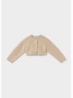 Mayoral Mayoral Basic knit cardigan Beige vigo - 26 00308