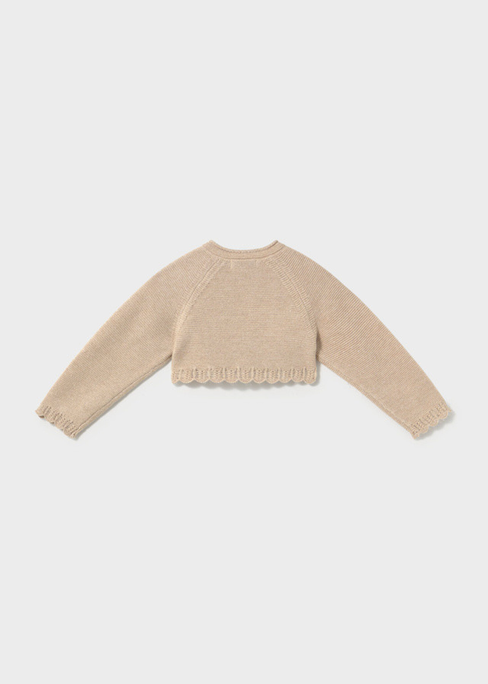 Mayoral Mayoral Basic knit cardigan Beige vigo - 26 00308