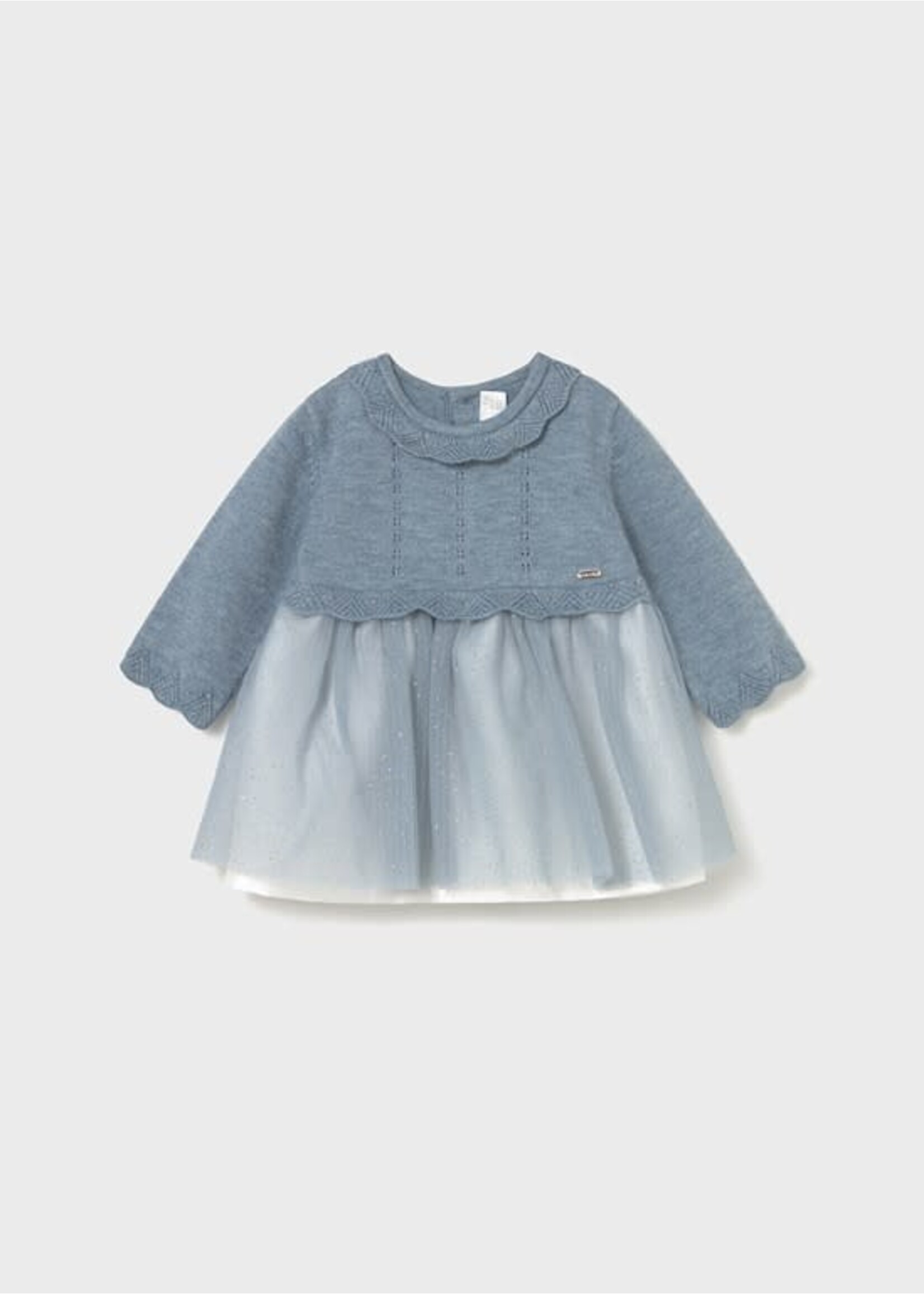 Mayoral Mayoral Tricot/tull dress Moon - 25 02815