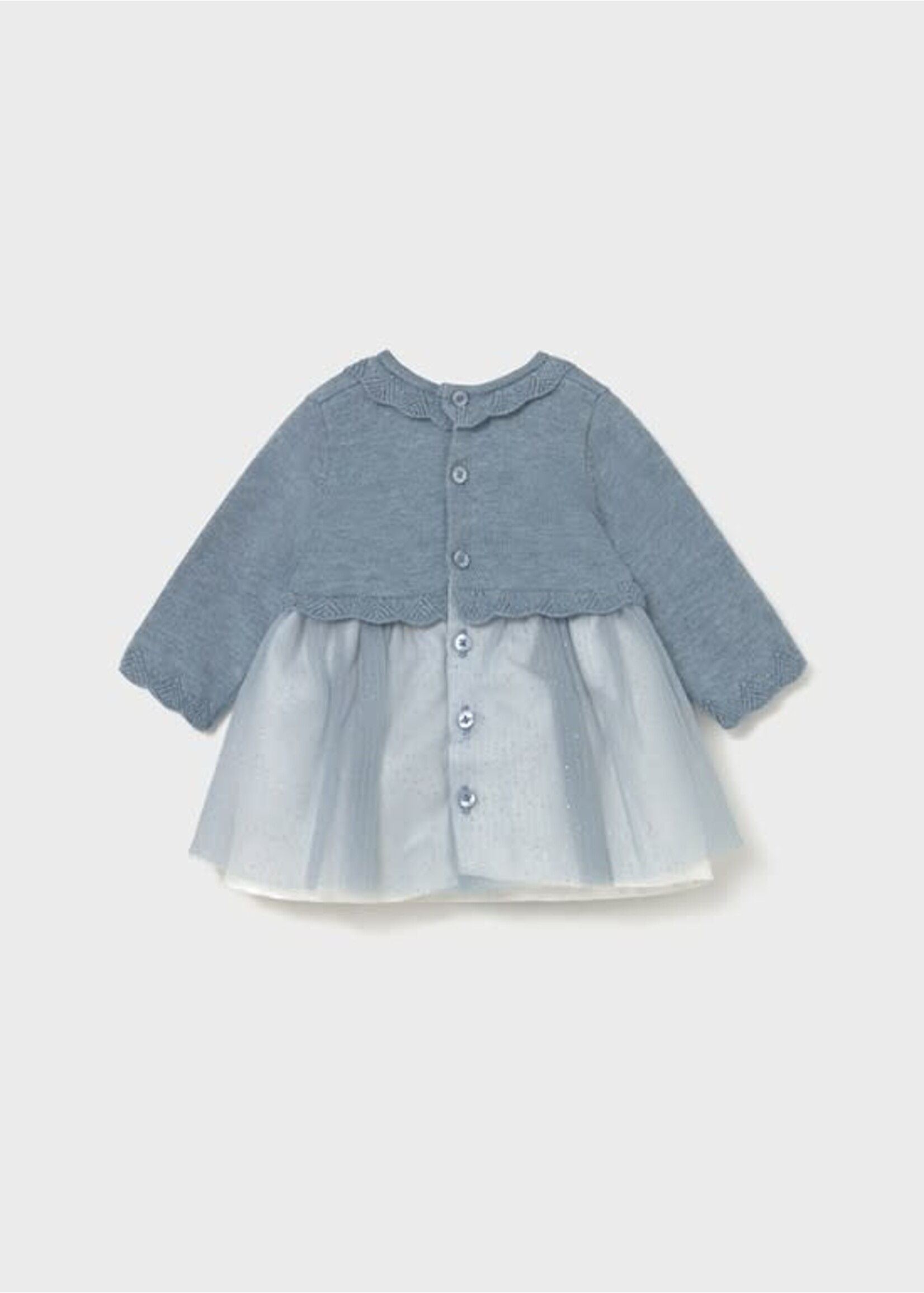Mayoral Mayoral Tricot/tull dress Moon - 25 02815