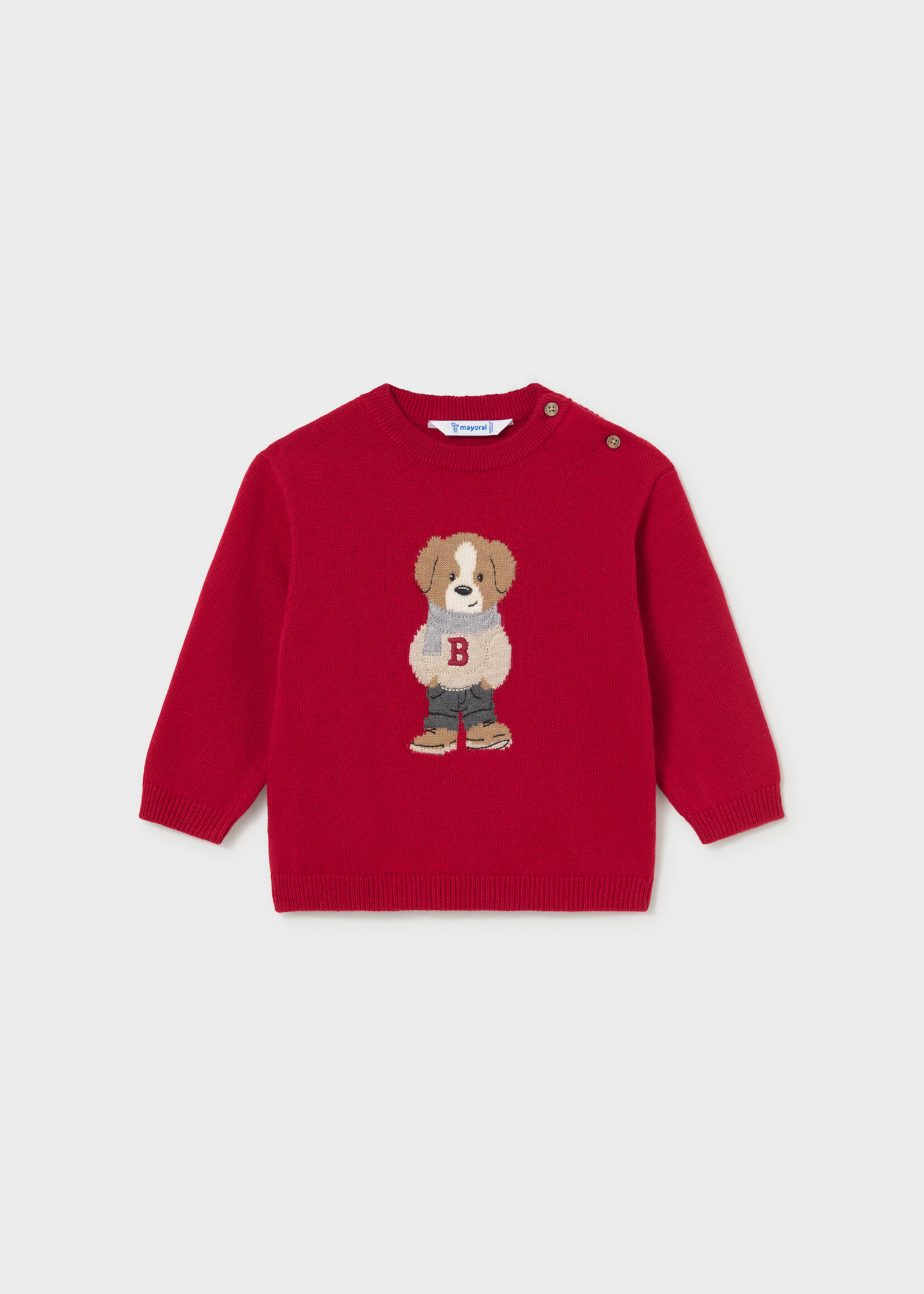 Mayoral Mayoral Character intarsia sweater Red - 26 02377