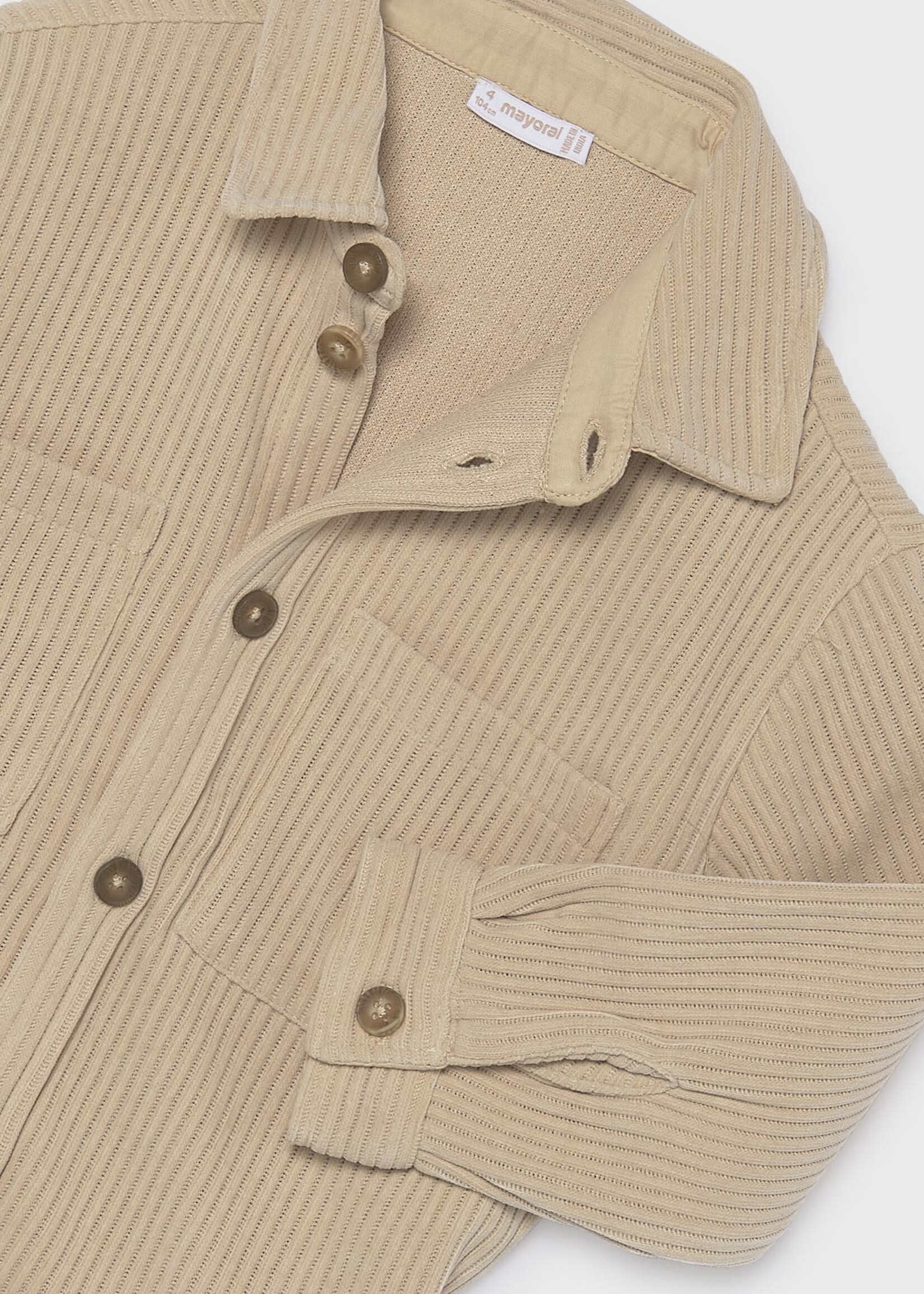 Mayoral Mayoral Corduroy overshirt CEREAL - 26 04143