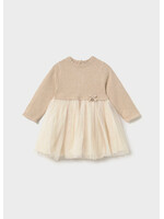 Mayoral Mayoral Dress Beige vigo - 26 02949