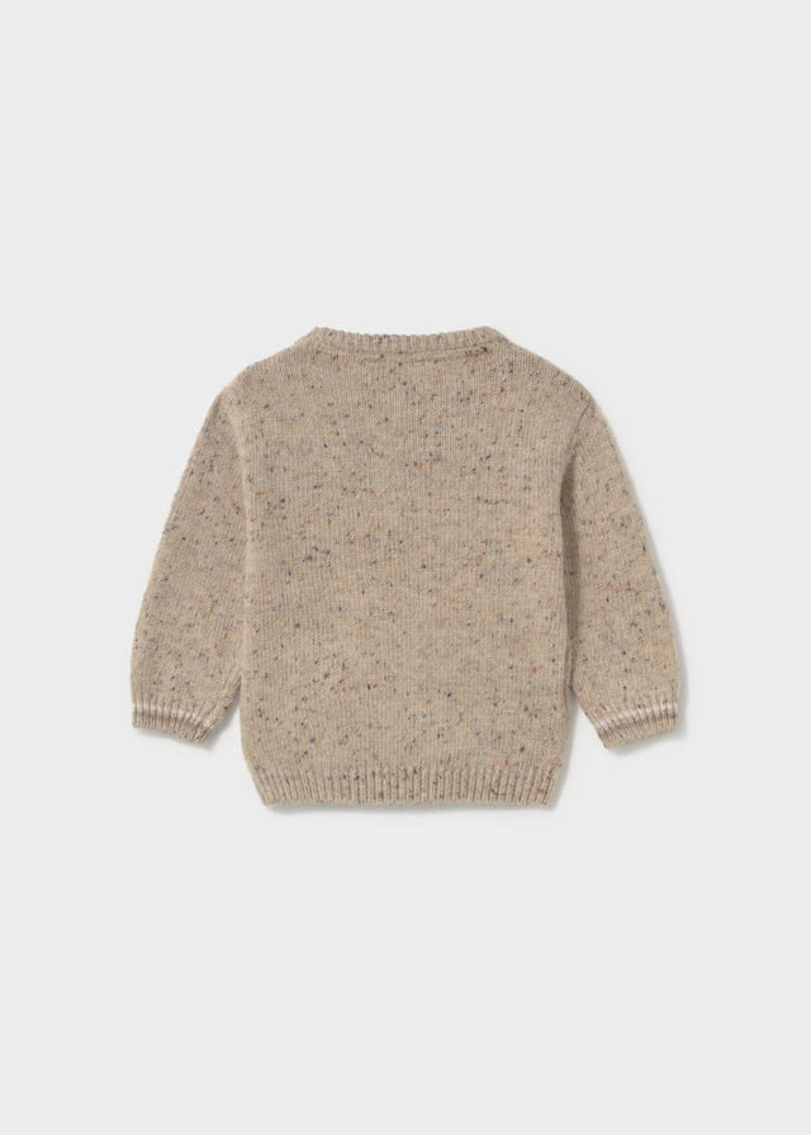 Mayoral Mayoral Face motif sweater tweed - 26 02374
