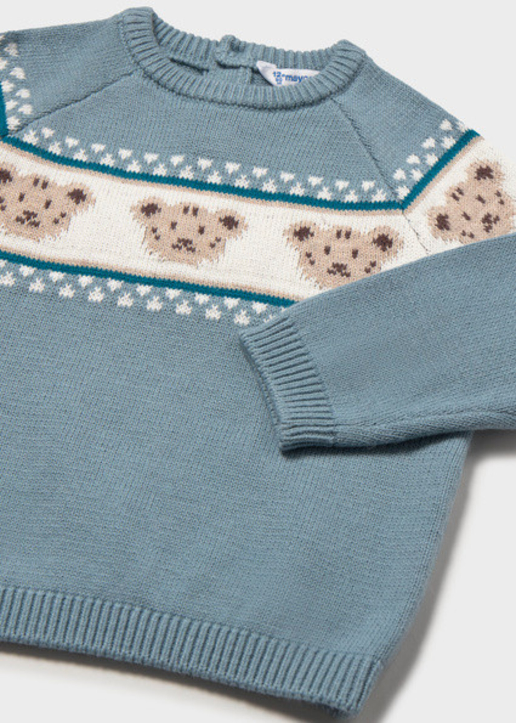 Mayoral Mayoral Jacquard jumper Fog - 26 02375B