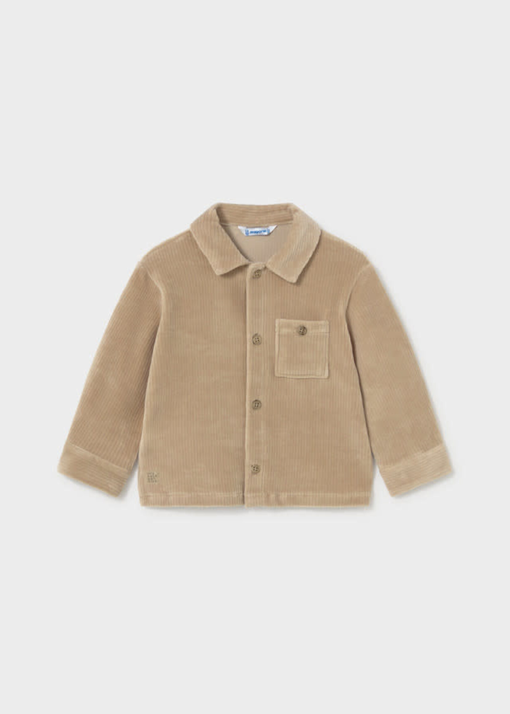Mayoral Mayoral knit overshirt Hazelnut - 26 02107