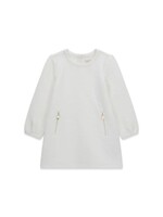 Guess Guess JACQUARD LS A LINE DRESS CREAM WHITE - K5BK08_K0742