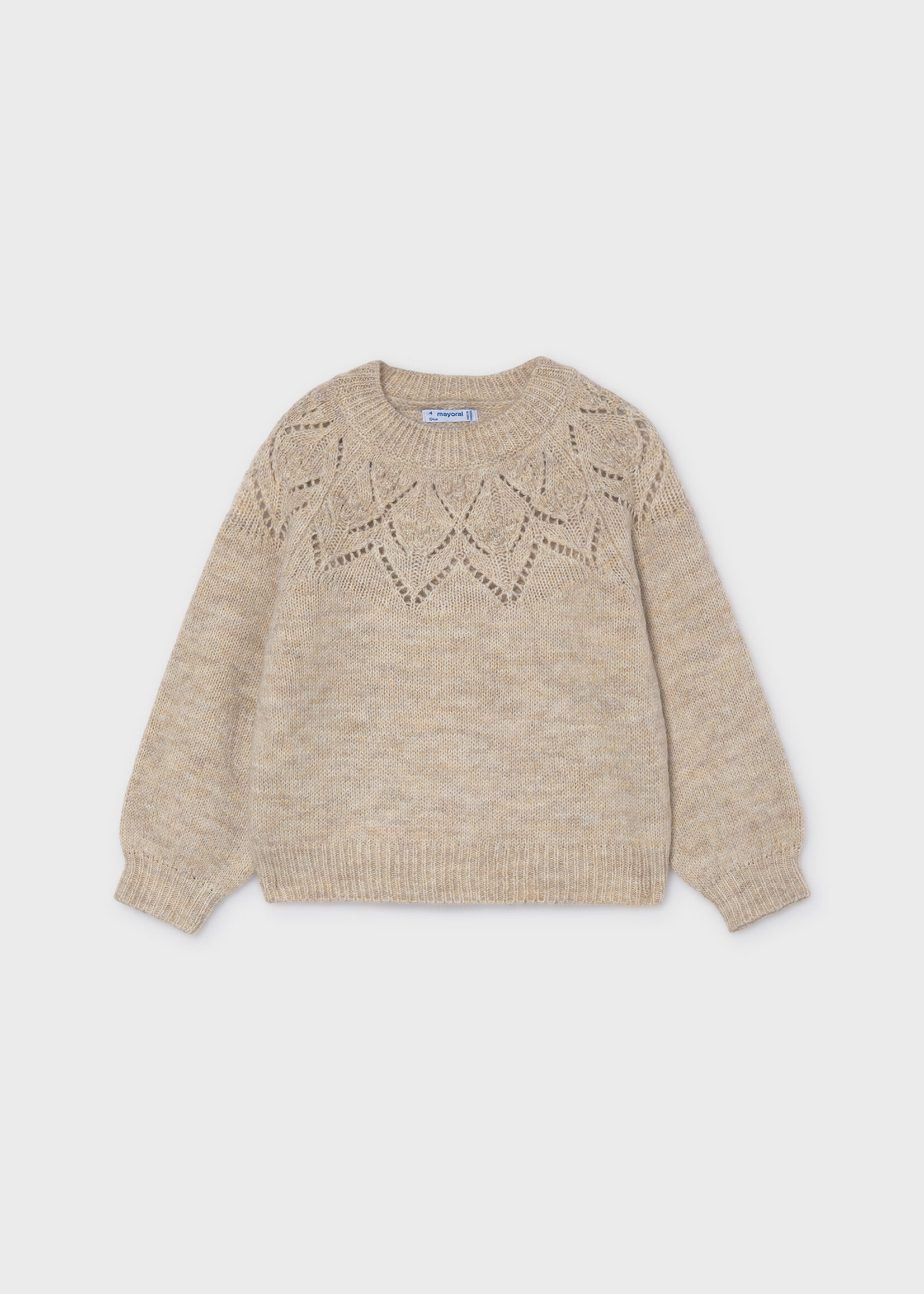 Mayoral Mayoral Openwork details sweater quinoa mix - 26 04318