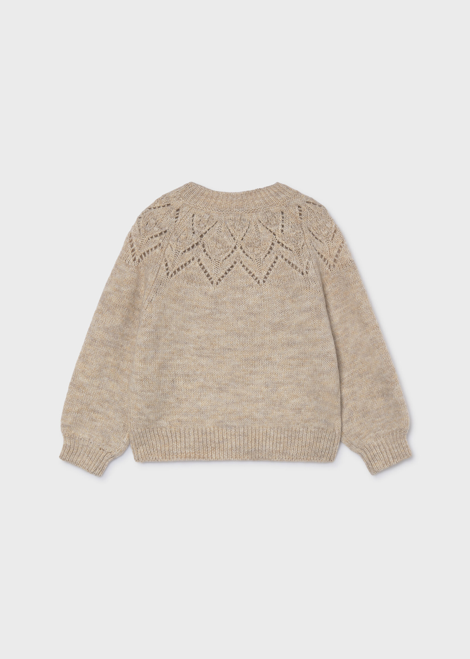Mayoral Mayoral Openwork details sweater quinoa mix - 26 04318