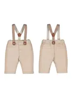 Mayoral Mayoral Pants w/ suspenders Dune - 26 01596B