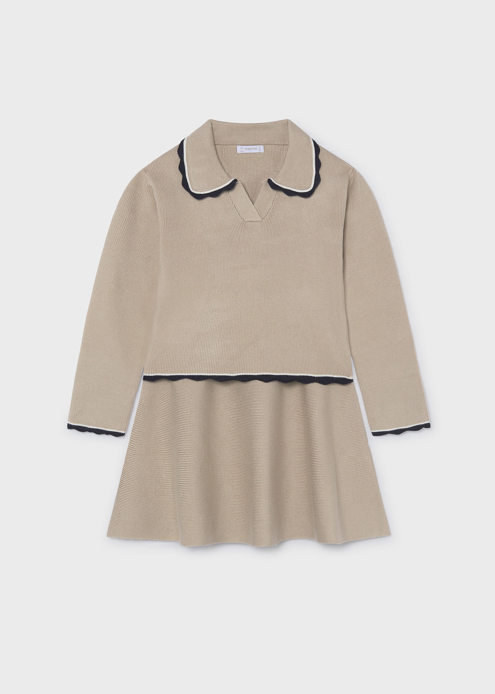 Mayoral Mayoral Tricot skirt cream - 26 07944