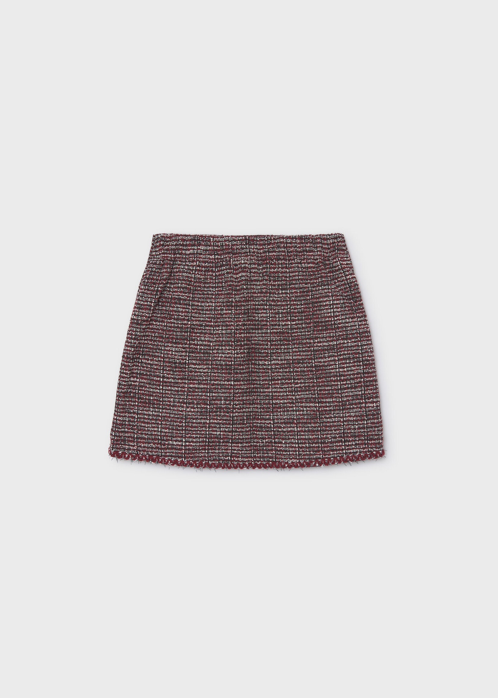 Mayoral Mayoral Tweed-knit skort Maroon - 26 07935