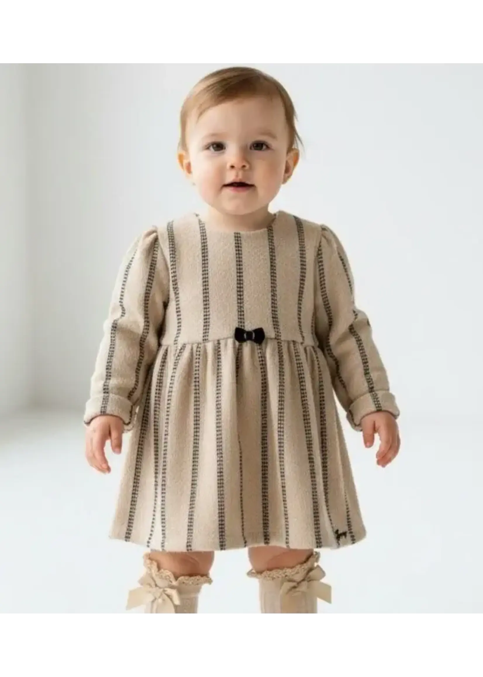 GYMP GYMP Dress Reina Beige - Black 470-6656-10