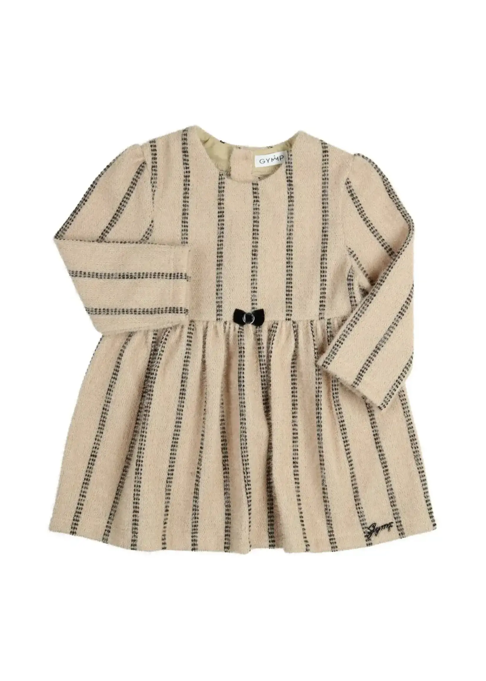 GYMP GYMP Dress Reina Beige - Black 470-6656-10