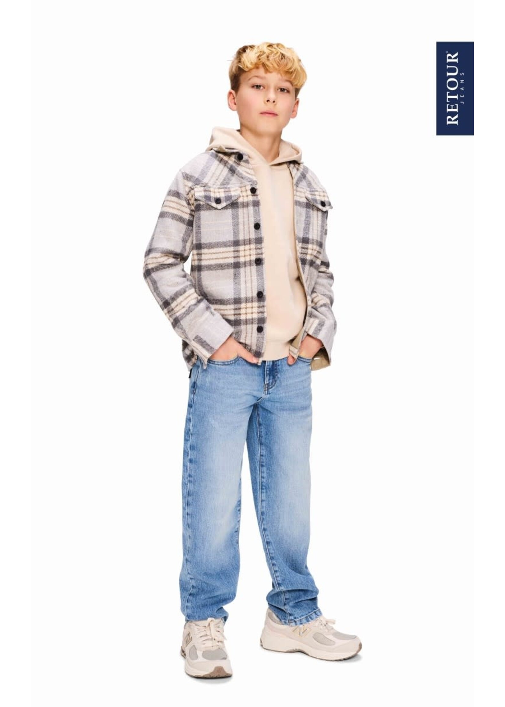Retour Retour Sjoerd grey melange - RJB-063-502