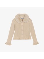 Mayoral Mayoral Faux fur collar cardigan Tapicoa - 25 04311