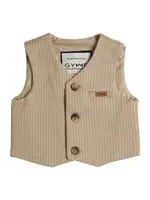 GYMP GYMP Gilet Manu Beige - Ecru 354-6547-20