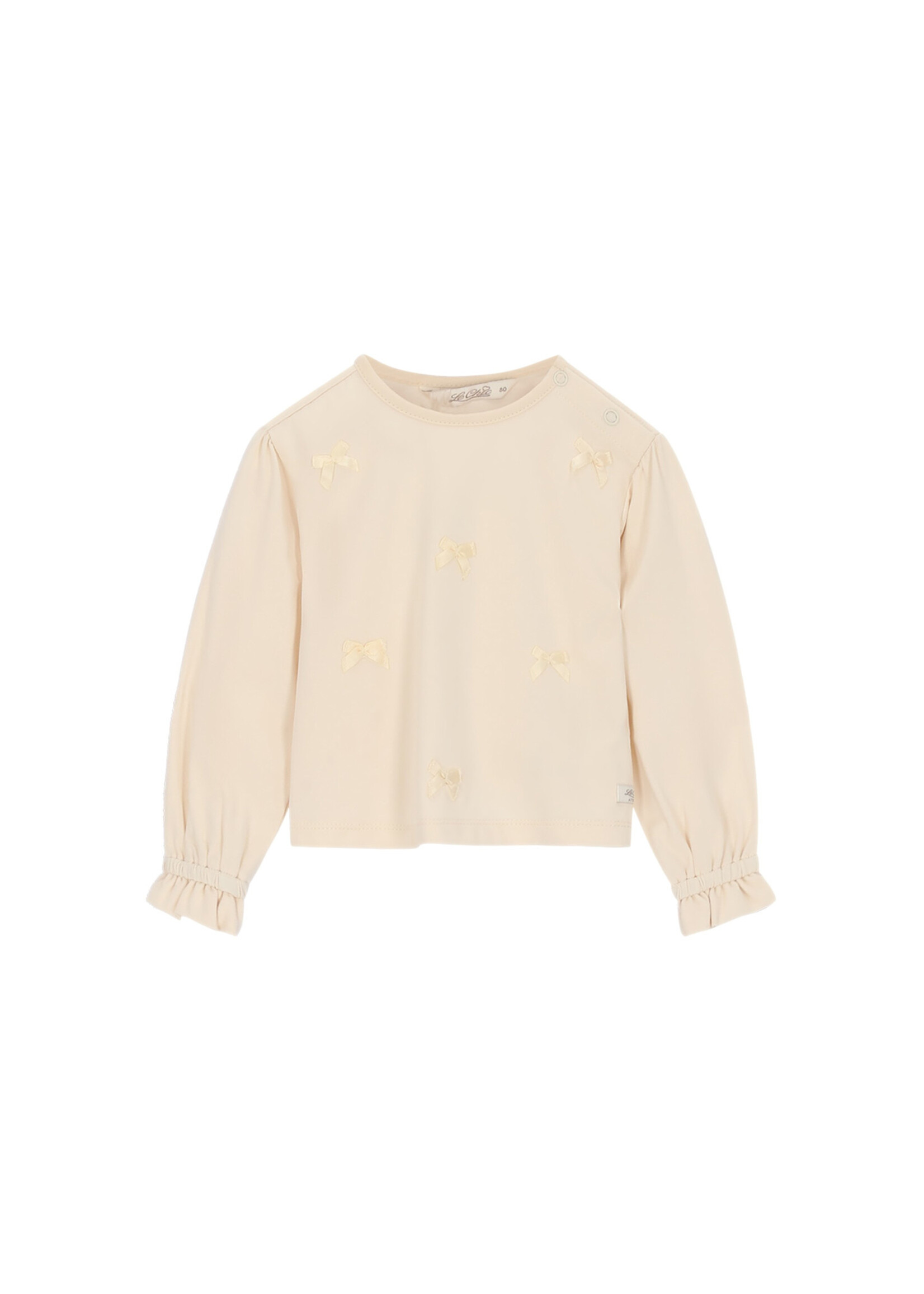 Le Chic Le Chic NORY bows & hearts top C608-7400 Warm Winter White