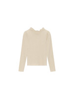 Le Chic Le Chic NOVA glitter longsleeve top C608-5460 Beige Melee