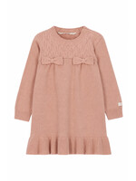 Le Chic Le Chic SADY ajour knit dress C608-7836 Victorian Pink-2