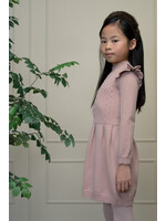 Le Chic Le Chic SAGE ajour knit dress C608-5835 Victorian Pink