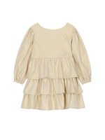 Le Chic Le Chic SERA glitter linen dress C608-5800 Hearts of Gold