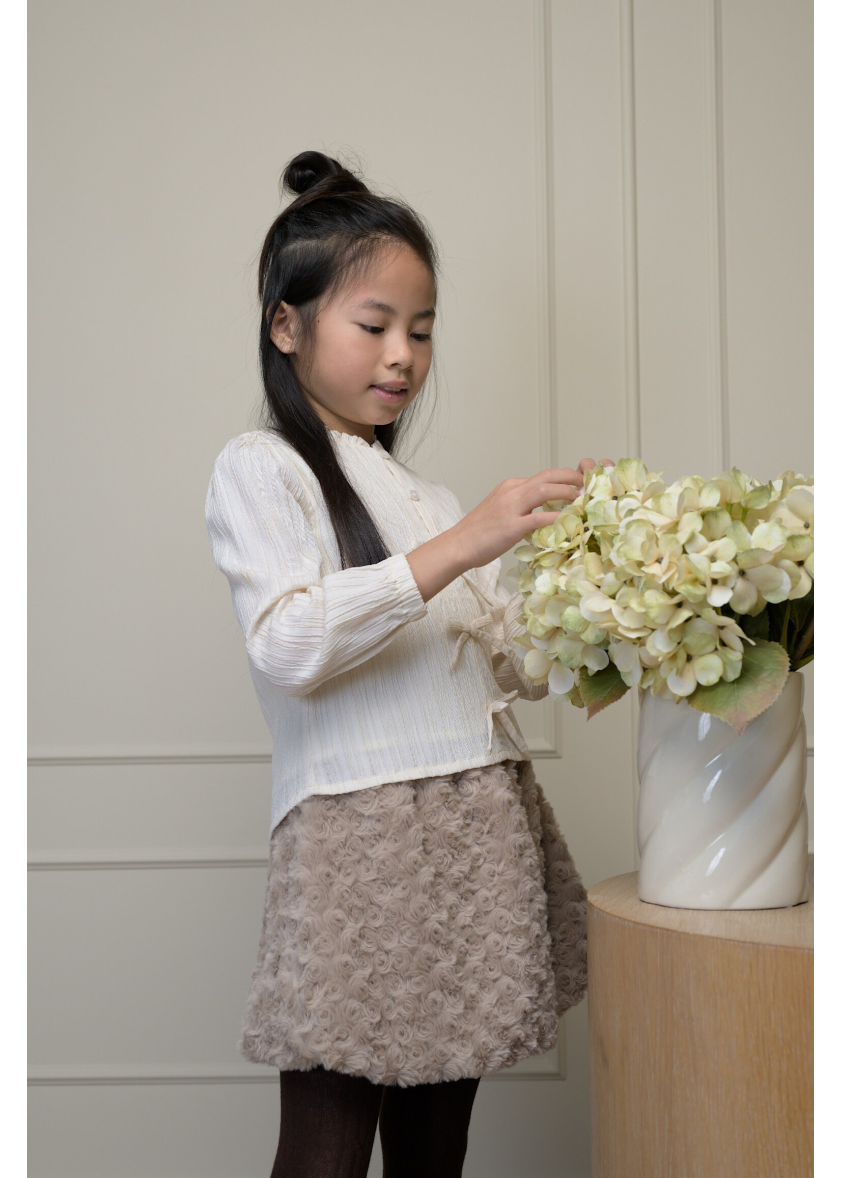 Le Chic Le Chic TELOSA furry skirt C608-5745 Dune