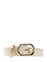 Guess Guess BELT CREAM WHITE - J6BZ32_W4042