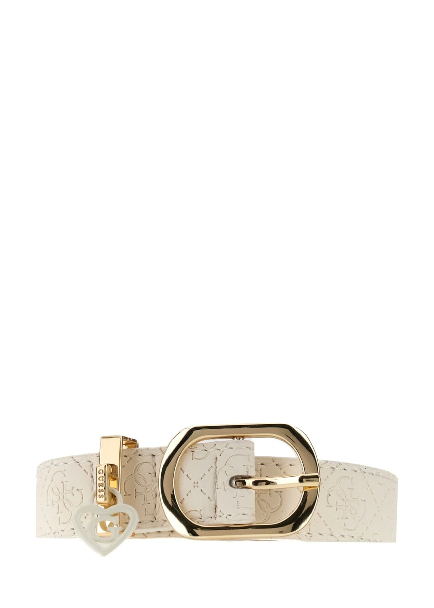 Guess Guess BELT CREAM WHITE - J6BZ32_W4042