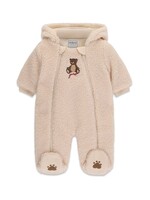 Guess Guess FAUX FUR HOODED OVERALL W/ZIP SHEEP WOOL - H6BG08_W4080