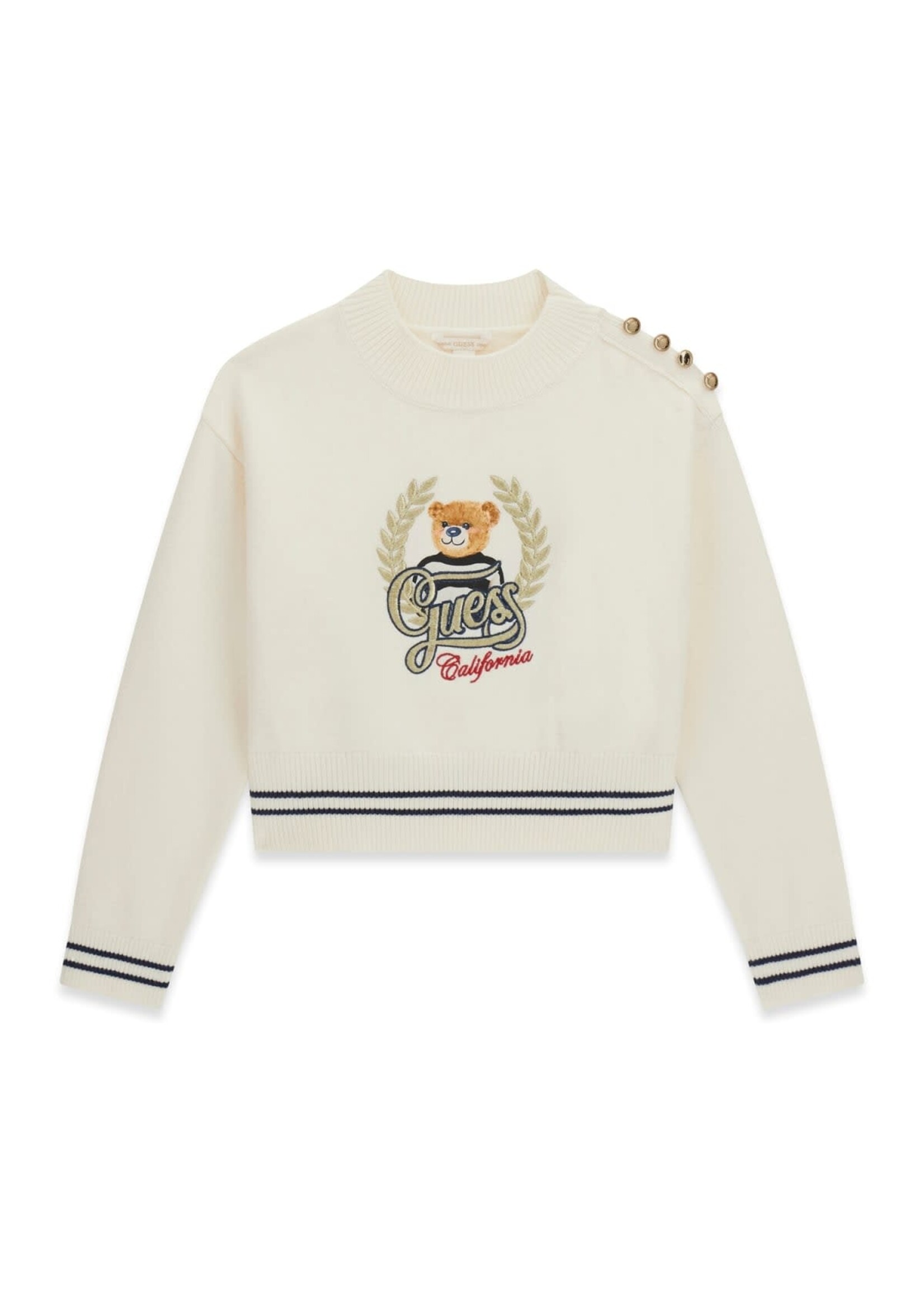 Guess Guess LS CARDIGAN Pure White - J6GR04_Z5501