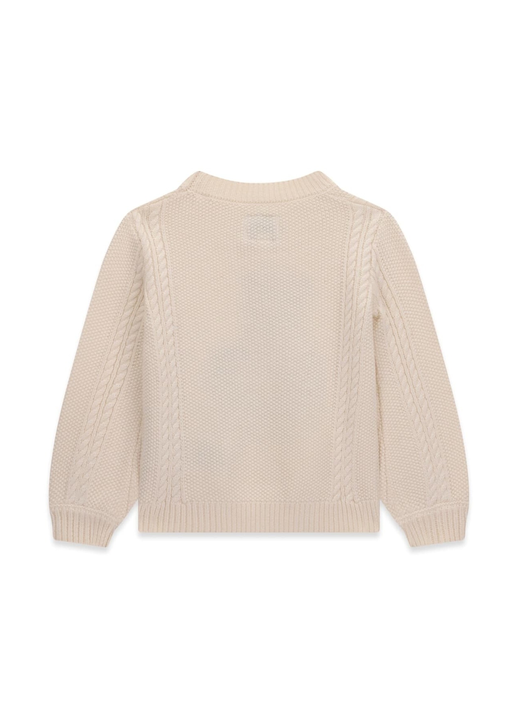 Guess Guess LS SWEATER CREAM WHITE - K6BR07_Z1285