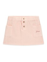 Guess Guess STRETCH CORDUROY MINI SKIRT PINK SUGAR - K6BD03_W4545